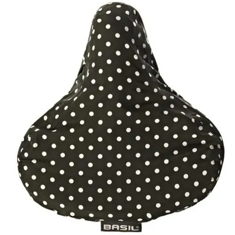 Basil Sattelbezug KATHARINA black dots – Bild 1