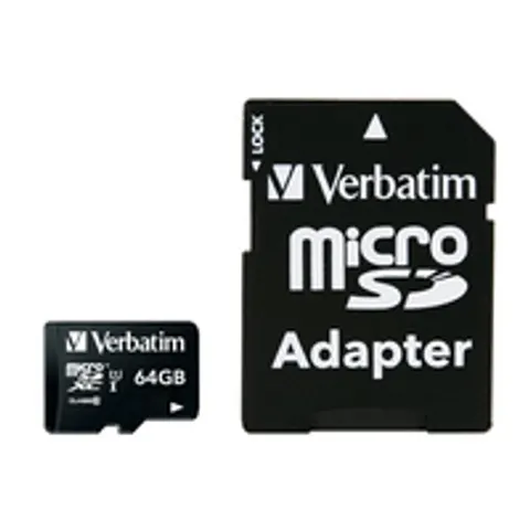 Verbatim microSDXC Card 64GB Class 10,UHS-I 44084) – Bild 1