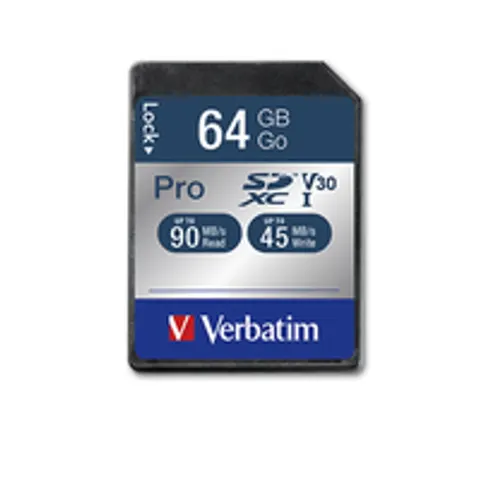 Verbatim Pro 64 GB SDXC UHS Klasse 10 – Bild 1