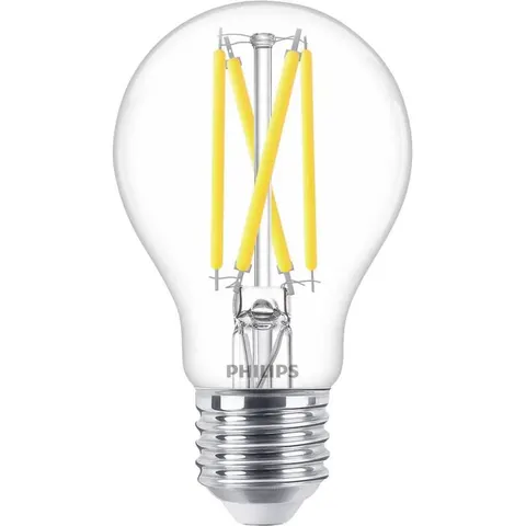 Philips LED classic 60W A60 E27 CL WGD90 SRT4 – Transparent – Bild 1