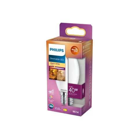 Philips LED classic 40W B35 E14 FR WGD90 SRT4 – Bild 1