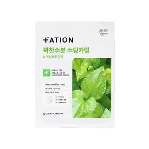 FATION - Real Fit Heartleaf Calming Mask - 5pcs – No Color – image 1