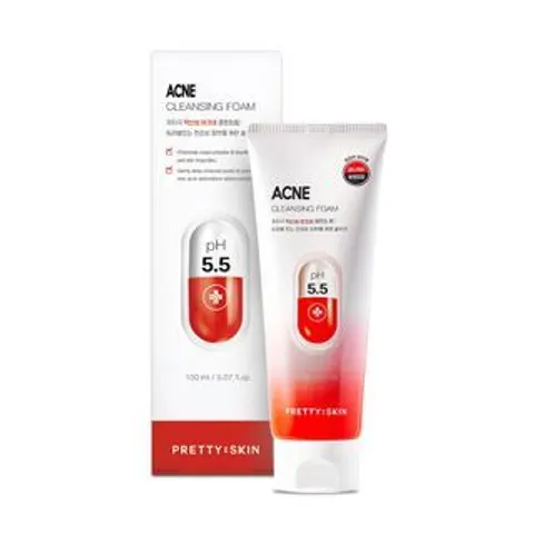 Pretty skin - Cleansing Foam - 2 Types Acne – No Color – image 1