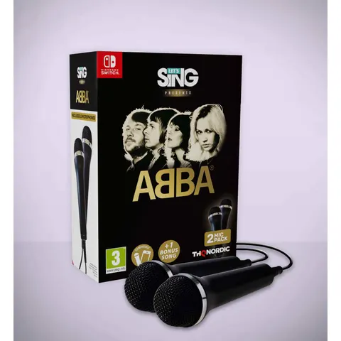 Let's Sing ABBA 2 Mic Bundle - Inclusief 2 Microfoons - Nintendo Switch – afbeelding 1