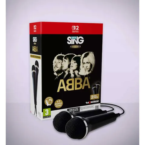 Let's Sing ABBA 2 Mic Bundle - Inclusief 2 Microfoons - Nintendo Switch 2 – afbeelding 1