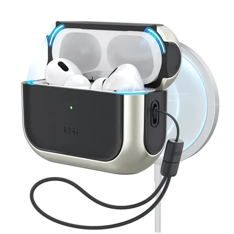 AirPods Pro 3 Orbit Hybrid Magnetic Case - Titanium - Titanium – image 1