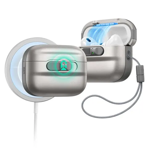 AirPods Pro 3 Pulse FlickLock Magnetic Case - Titanium - Titanium – image 1