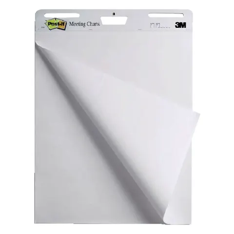 Meeting chart Post-it 559 Super Sticky 63,5x76,2cm wit – afbeelding 1