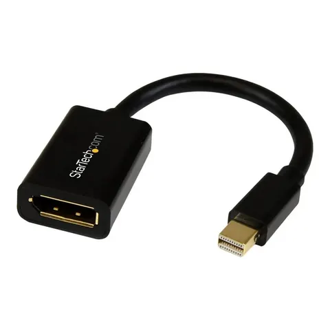 STARTECH 15cm Mini DP to DP Cable – Schwarz – Bild 1