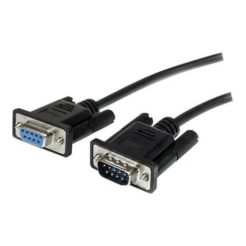 StarTech.com Zwarte straight-through DB9 RS232 seri??le kabel – afbeelding 1