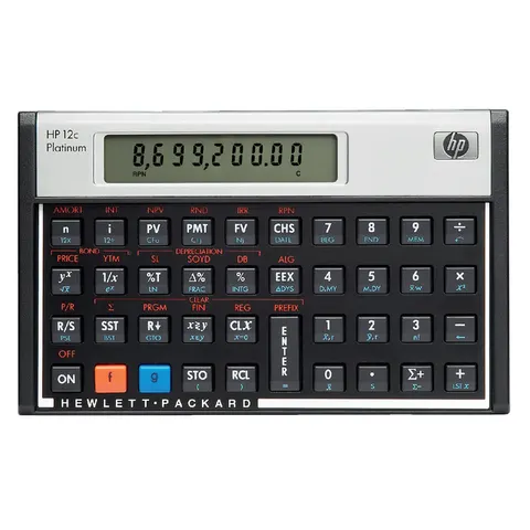 Rekenmachine HP 12C Platinum – afbeelding 1
