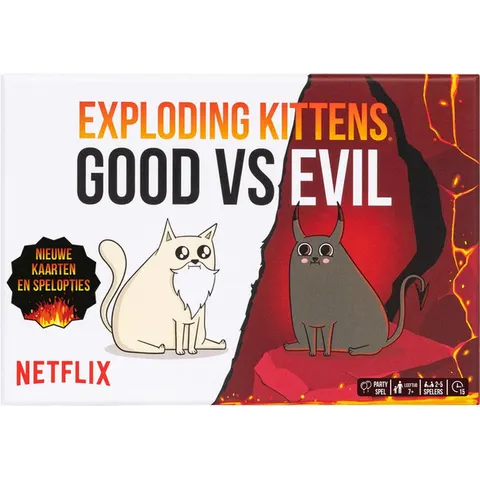 Exploding Kittens A Card Game-Good vs Evil (NL) (Diversen) Nieuw – afbeelding 1