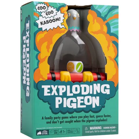 Exploding Kittens Exploding Pigeon Party Game-Nederlands (Diversen) Nieuw – afbeelding 1