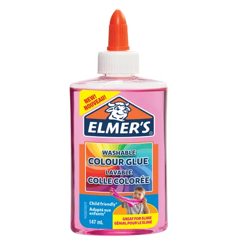 Kinderlijm Elmer's transparant roze – afbeelding 1