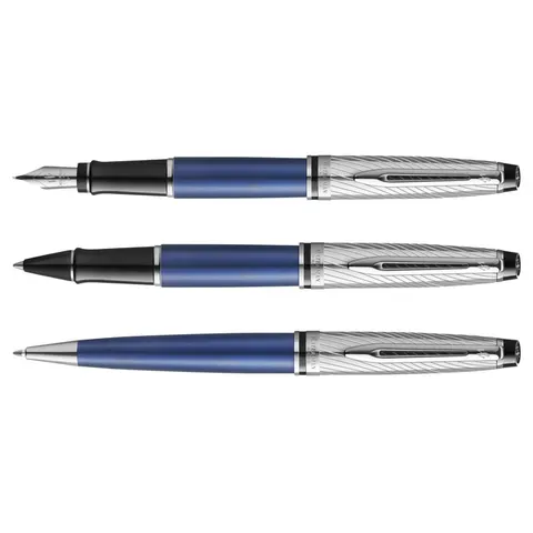 Balpen Waterman Expert metallic Blue CT medium – afbeelding 1