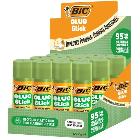 Lijmstift Bic ecolutions 36gr doos à 9+3 gratis – afbeelding 1
