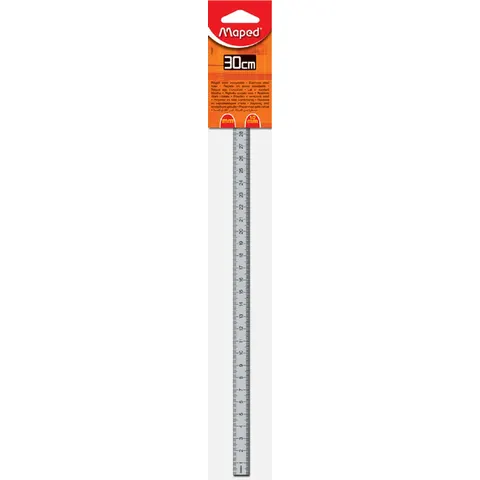Liniaal Maped metaal 30cm – afbeelding 1