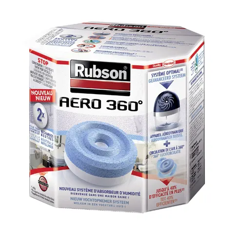 Vochtopnemer Rubson Aero 360 navulling 2 stuks – afbeelding 1
