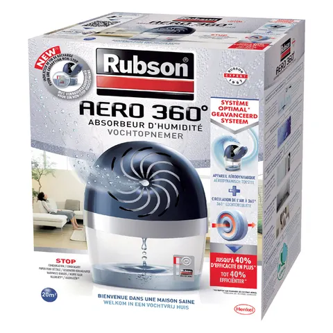 Vochtopnemer Rubson Aero 360 systeem compleet – afbeelding 1
