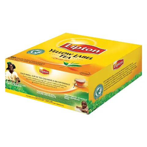 Lipton | Yellow Label | 1 x 100 zakjes – afbeelding 1