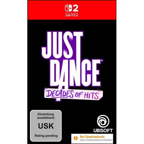 Just Dance Decades of Hits (Code in a Box), Nintendo Switch 2 – Bild 1