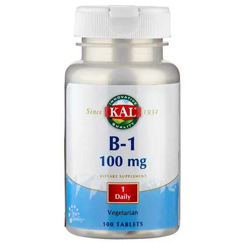 KAL Vitamin B1 Thiamin 100 mg Tabletten – Bild 1