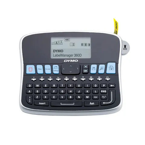 Labelprinter Dymo LabelManager 360D draagbaar azerty 19mm zwart – afbeelding 1