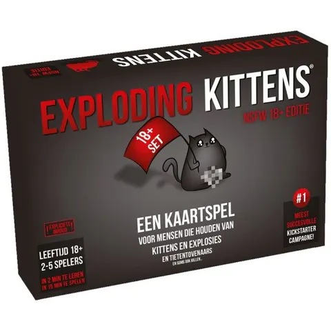 Exploding Kittens A Card Game-NSFW Edition (NL) (Diversen) Nieuw – afbeelding 1