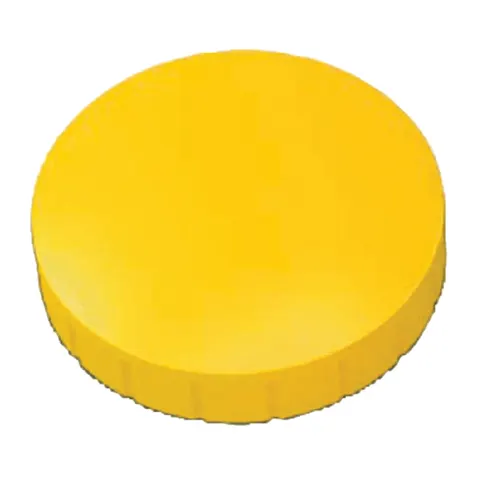 Magneet MAUL Solid 32mm 800gr geel 10 stuks – afbeelding 1