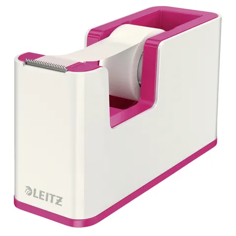Plakbandhouder Leitz WOW wit/roze – afbeelding 1