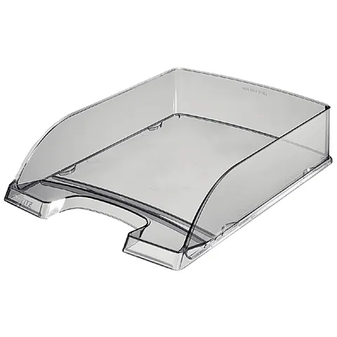 Brievenbak Leitz Plus A4 transparant rookglas – afbeelding 1