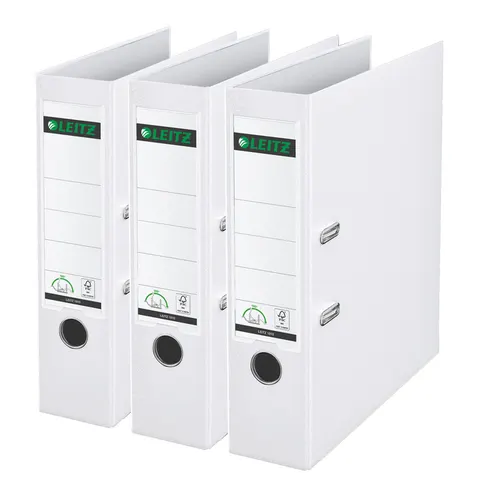 Ordner Leitz 180° 1010 A4 80mm 3 stuks wit – afbeelding 1