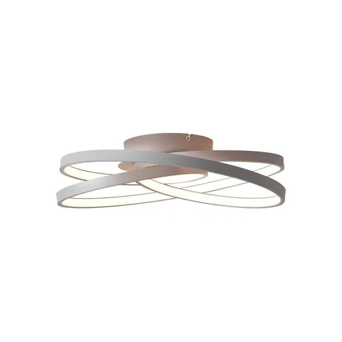 Brilliant Labyrinth - Plafondlamp - LED 42W - Grijs – afbeelding 1