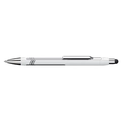 Balpen Schneider stylus Epsilon Touch extra breed wit/zilver – afbeelding 1