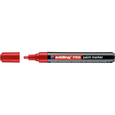 Edding 790 Lakmarker Rood – afbeelding 1