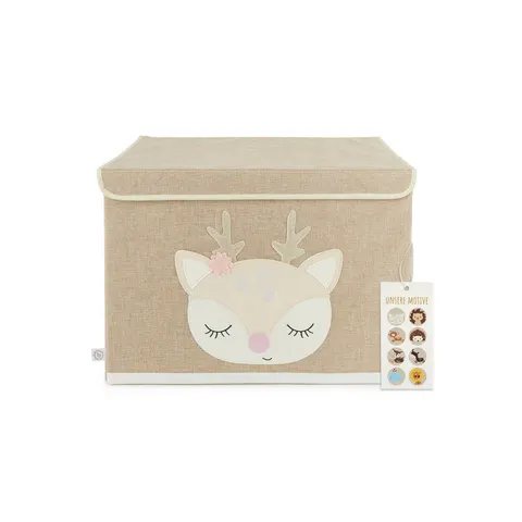 Bieco Deer Ella Stoffen Opbergbox – afbeelding 1