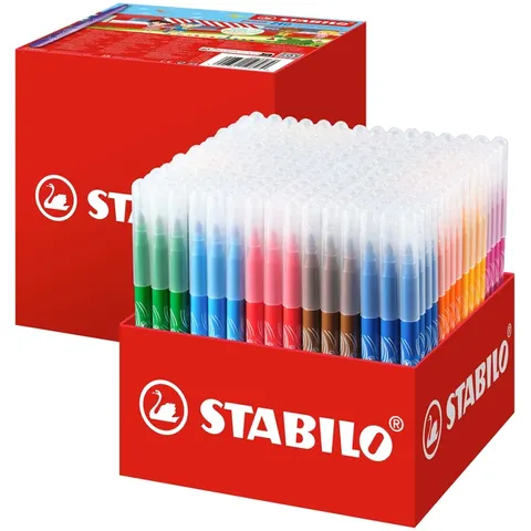 Viltstift STABILO power 280 medium assorti classpack à 240 stuks – afbeelding 1