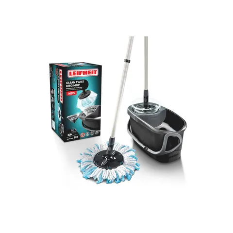 CLEAN TWIST Disc Mop Ergo Black – afbeelding 1