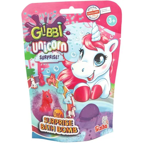 Glibi Unicorn Surprise Badbom – afbeelding 1
