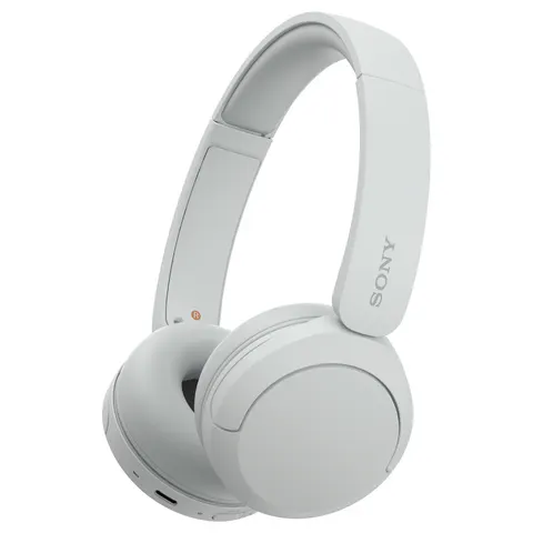 Casque arceau sans fil Bluetooth Multipoint Sony WHCH520 Blanc – image 1