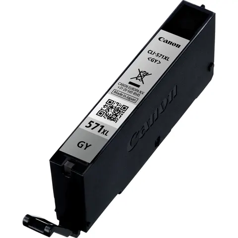 Inktcartridge Canon CLI-571XL grijs – afbeelding 1