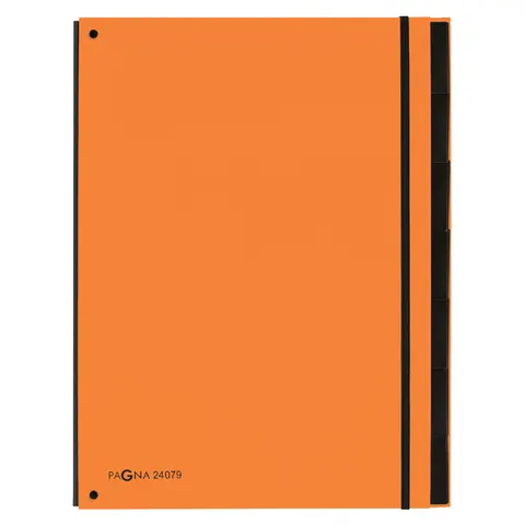 Sorteermap Pagna Trend A4 7 tabs oranje – afbeelding 1