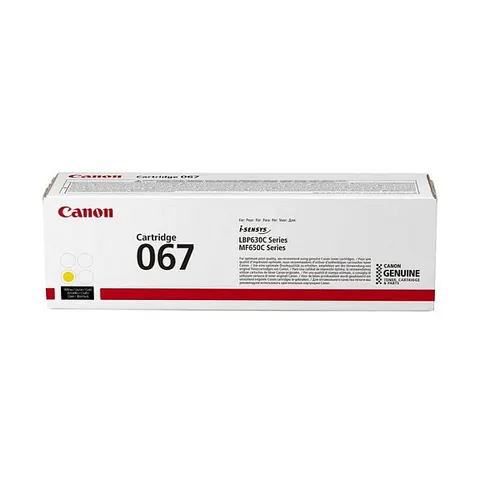 Toner Canon 067Y Yellow – afbeelding 1