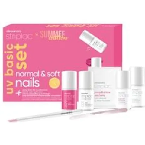 Alessandro Striplac UV Basic Set normal & soft nails Summer Edition Nagellakset, 1 st – afbeelding 1