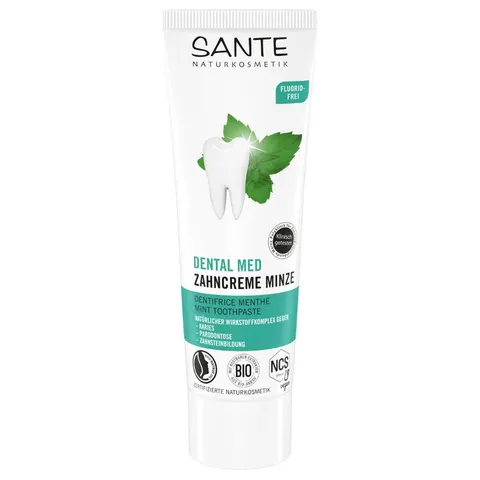 Sante Dental med toothpaste mint bio 75 Milliliter – afbeelding 1