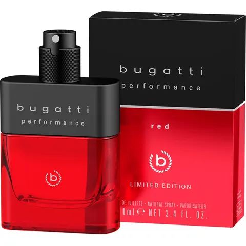 Bugatti Performance Red Ltd. Edition for him Eau de Toilette, 100 ml – afbeelding 1