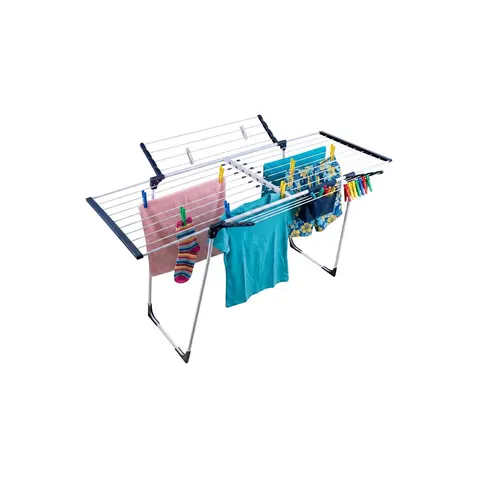 Wasrek inklapbaar - uitschuifbaar - 98-161,5 cm – afbeelding 1