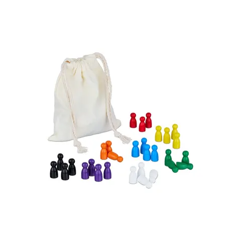 Speelfiguren-320 stuks-gekleurde – afbeelding 1