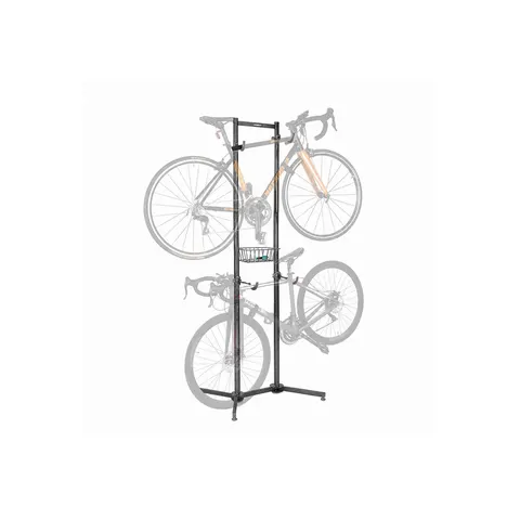 Fietsenrek - 2 fietsen - met mandje – afbeelding 1