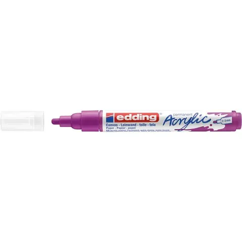 Acrylmarker edding e-5100 medium bessenrood – afbeelding 1